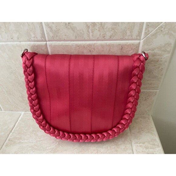 Harveys Handbags - Harveys Seatbelt Grapefruit Sophia Saddle Bag - NEW